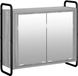 vidaXL Hangkast voor de badkamer Grijs Sonoma 64 x 20 x 56,5 cm