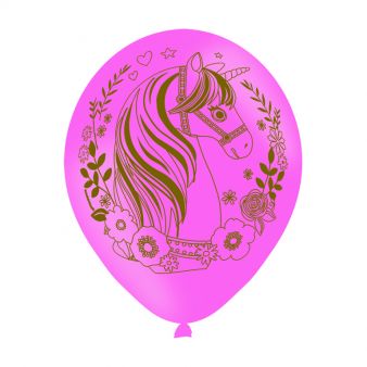Magical Unicorn Ballonnen - 6 stuks - Roze