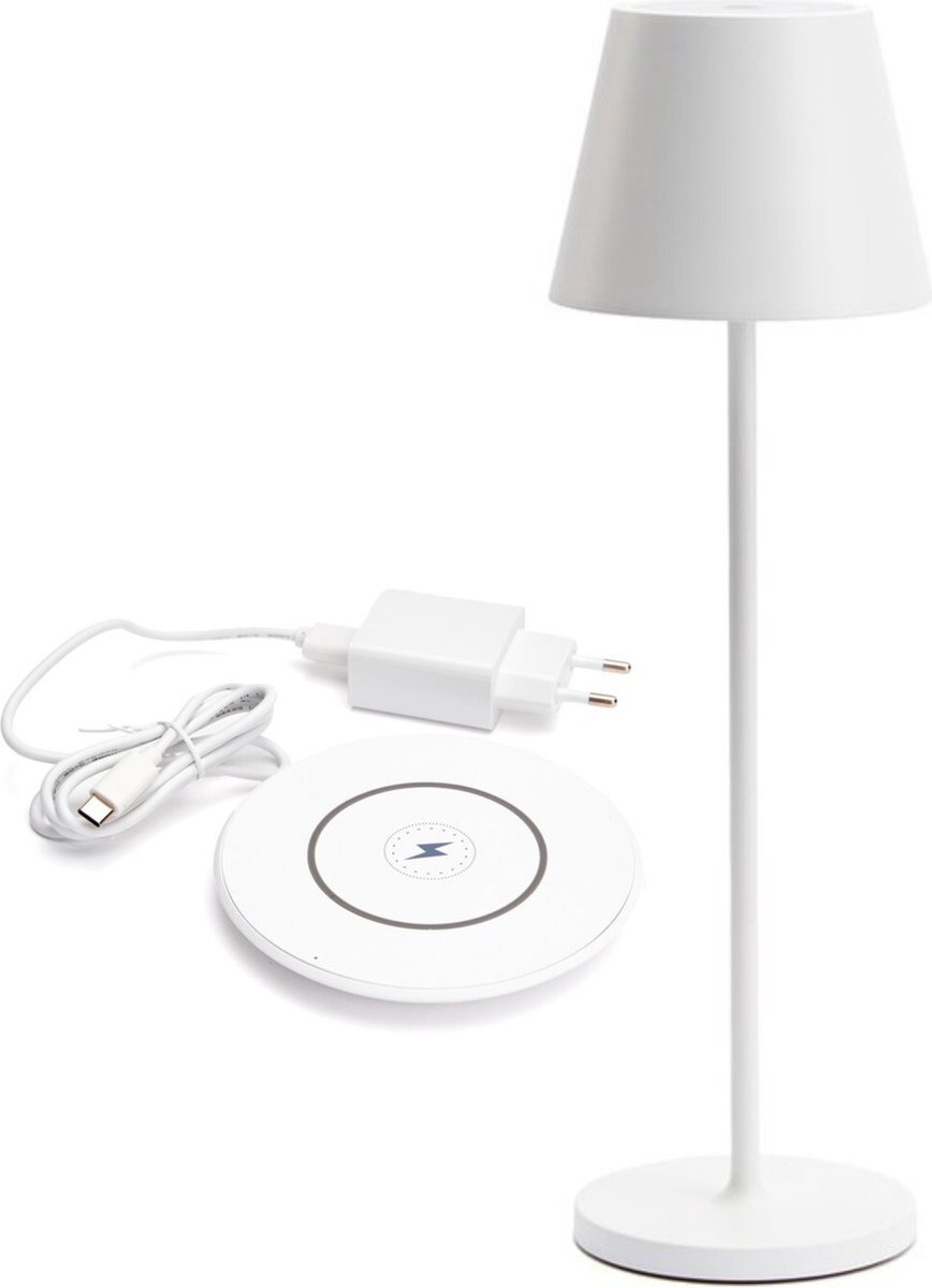 Brillant | Seamont LED tafellamp wit | 1x LED geïntegreerd, 9W LED