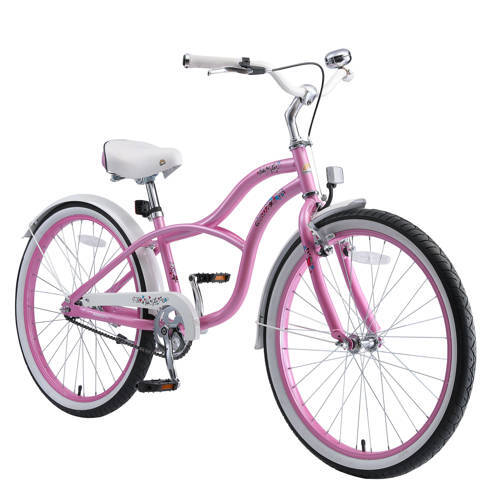 bikestar Classic kinderfiets 24 inch roze