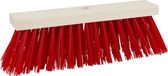 Betra Bezemkop - Buitenbezem - Rood - FSC Hout/Kunstvezel - 30 cm