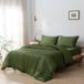 Boomba Bamboo Dekbedovertrek Deep Moss vert-foncé 240x220 cm