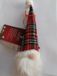 Lumineo Kersthanger gnoom LED kerstdecoratie polyester 6x6x20cm
