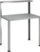 vidaXL - Planttafel - 80 x 50 x 104 cm - Gegalvaniseerd staal - zilver