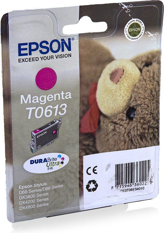 Epson T061340 Magenta inktcartridge - Origineel