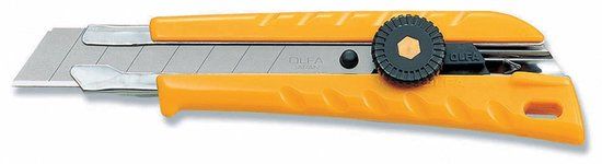 Olfa Cutter L-1 lemmet 18 mm geel