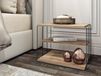 LEBRON Table d'appoint 50 cm pin atlantique
