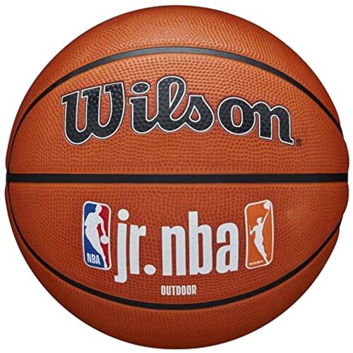 Wilson Jr NBA Fam Logo Authentic Outdoor Ball WZ3011801XB, Vrouwen, Heren basketballen, oranje, 6 EU