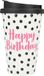 Depesche Drinkbeker To-Go Happy Birthday Dots