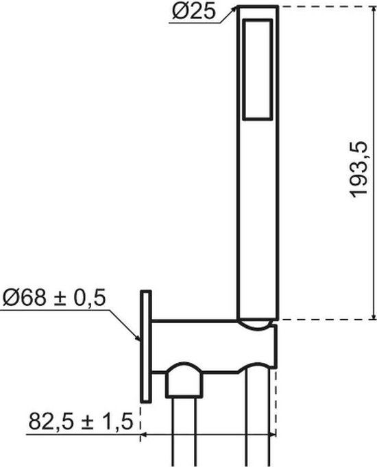 Qisani Flow inbouwset Copper / Koper