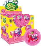Lutti Roll'Up Tutti Frutti - bubblegum met tutti frutti smaak - 24 stuks