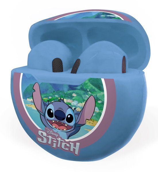 Lexibook Stitch Bluetooth oordopjes met oplaad-opbergcase PAARS