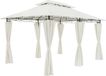 Casaria Paviljoen Topas 3x4m - UV-bescherming 50+ - Crème