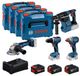 Bosch Professional 4-Toolkit 18V