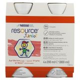 Nestlé Resource Junior Goût Fraise Bouteilles 4x200ml