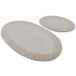 Badmatset 2-delig beige ovaal
