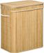 Homcom Wasmand - Bamboe - 54,2x35,2x59,5cm - Natuurlijk Hout