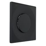 La Ventilazione VLQE100N vierkant ventiel inbouwventiel luchtinlaatventiel inbouwventiel Ø 100 mm kleur zwart