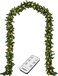 Casaria 5m LED Christmas Garland - Green - Warm White
