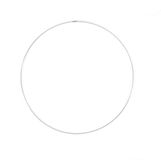Creativ Company metalen draad ring 30 cm knutselmateriaal wit