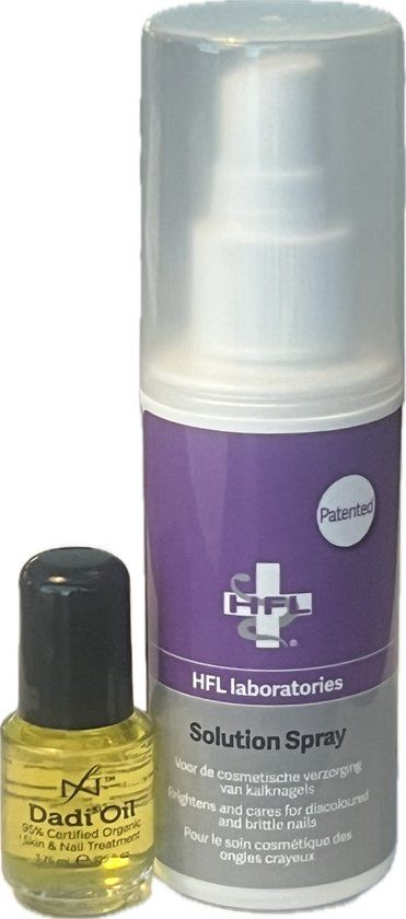 HFL Laboratories Solution Spray 50ml + Dadi'Oil Nagelriem Olie 3.75ml - Nagelverzorging