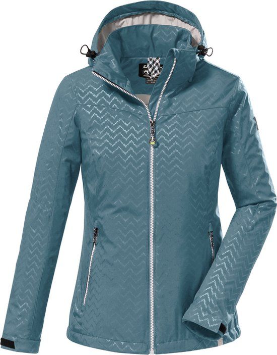 Killtec Dames Softshell Jas - Aqua - Maat 38 - KOS 176 WMN SFTSHLL JCKT