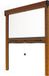 Avosdim Moustiquaire enroulable AVOSDIM recoupable Alu Chêne Doré - L 125 x H 220 cm