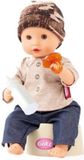 Gotz Götz Baby Pop Jongen - 33cm - Vinyl - Beige/Blauw/Bruin