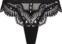 Hunkemöller Dames Lingerie String Amelia - Zwart - maat L