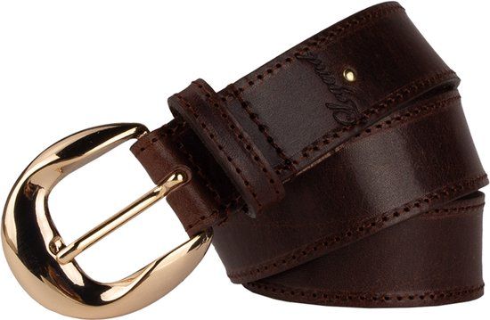 Legend Dames - Leren riem - Bruin - 90cm