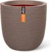 Capi Europe Bloempot bol Rib NL 55x53 Warm taupe