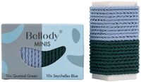 Bellody Haargummie Mini Elastiek Groen en Blauw