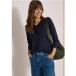 cecil Effen shirt met 3/4-mouwen en V-hals
