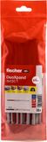 fischer DuoXpand 8 x 120 T, hoogwaardige universele pluggen met verzinkte verzonken schroef (10 stuks)
