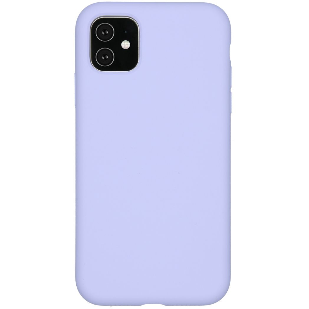 Accezz Liquid Silicone Case Purple iPhone 11