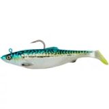 Savage Gear 4D Herring Big Shad Leurre souple 22cm 200g Green Mackerel
