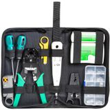 Allteq Netwerkkabel toolkit - Krimptang - LSA tang - Striptang - RJ11 - RJ12 - RJ45 - Etui