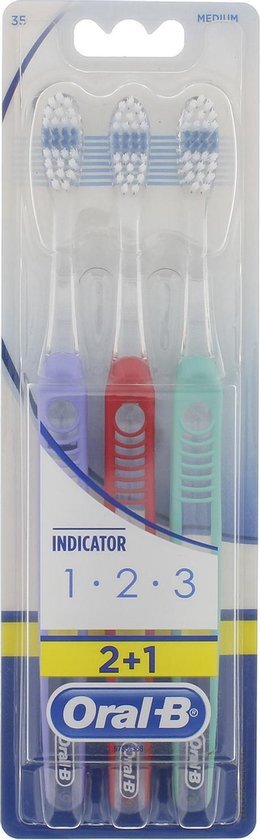 Oral-B Oral-B Manual 1-2-3 Indicator Toothbrush