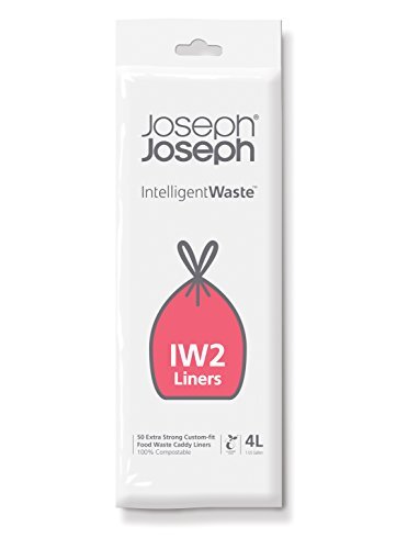 Joseph Joseph 30007 Intelligent Afvalzakken IW2 4L, Wit, 50 Stuk