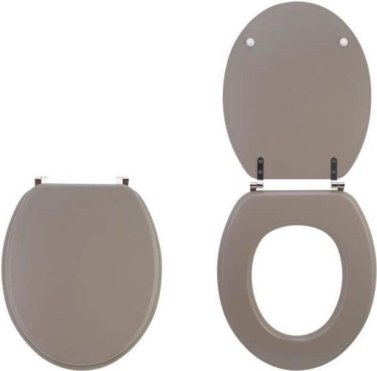 WIRQUIN - Cover kleuren lijn mat taupe - Taupe - Hout