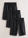 Next - Garçons - Lot de 3 shorts de sport légers - Noir