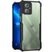 Tumundosmartphone Transparante hoes versterkt met zwarte rand voor Motorola Moto G54 5G