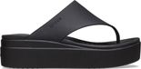 Crocs Brooklyn Flip Teenslipper Vrouwen Zwart