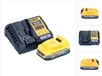 DeWalt DCB 1104 E1 accustartset 12 V / 18 V 1x Powerstack-accu 1,7 Ah + DCB 1104 lader