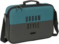 Safta Schooltas Urban style Blauw Grijs 38 x 28 x 6 cm