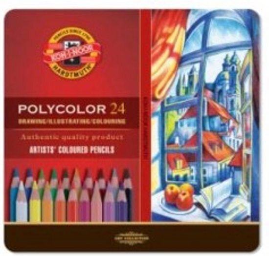 Koh-i-Noor Koh-I-Noor polycolor Kleurpotloden 24 st - 3824/14