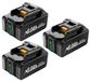 StarTech Makita 18V accu voor Makita gereedschap - Li-Ion vervangingsaccu - 8000mAh hoge capaciteit - 3-delige set - compatibel met BL1830 BL1860