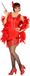 Widmann Jaren 20 Danseressen Kostuum Detroit Flapper Rood Vrouw Small