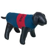 NOBBY The One hondenjas, marineblauw/rood, 44 cm