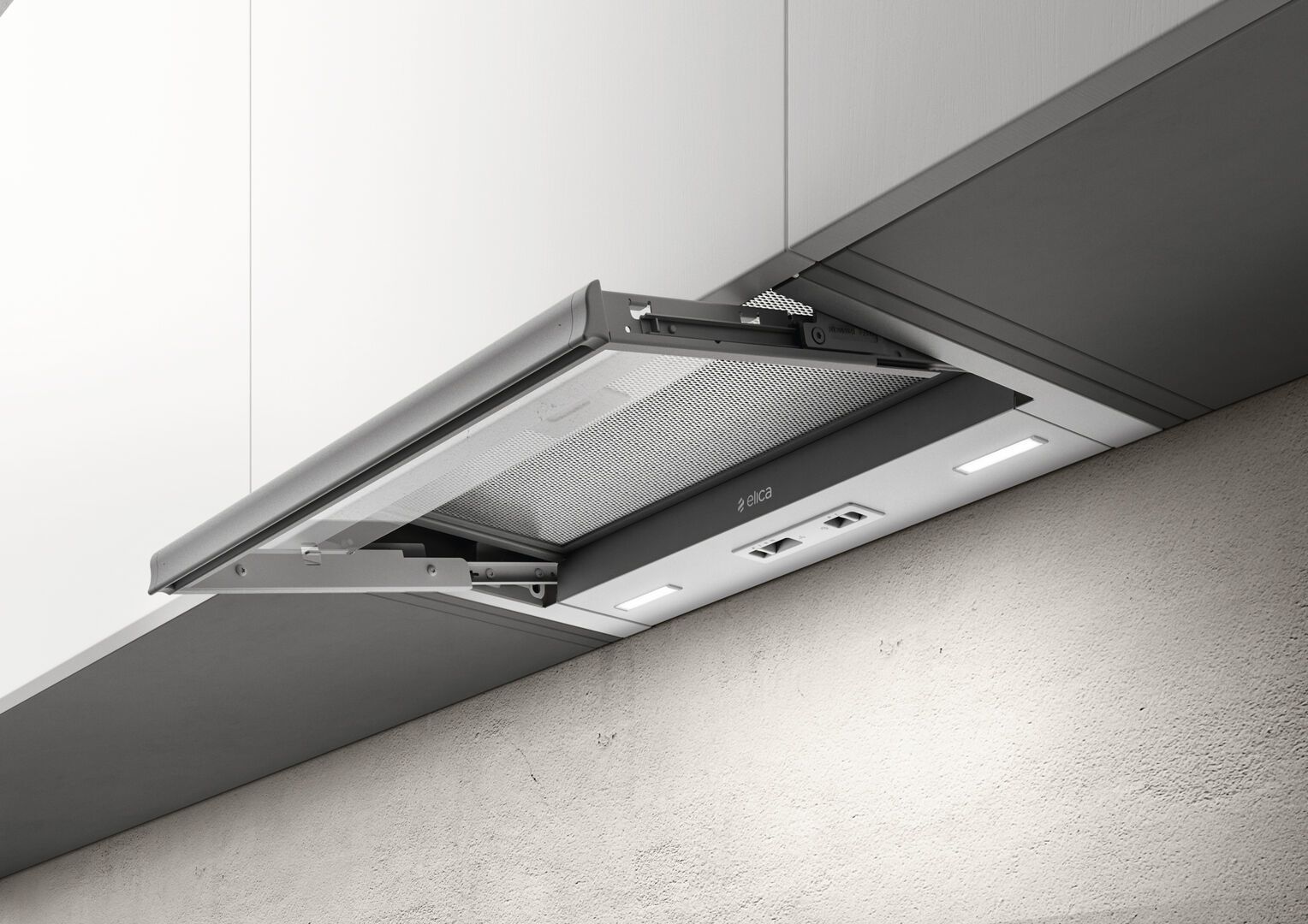 Elica SKLOCK-S-60-2.0 Semi-inbouw Afzuigkap - Zilver - 425 m³/uur